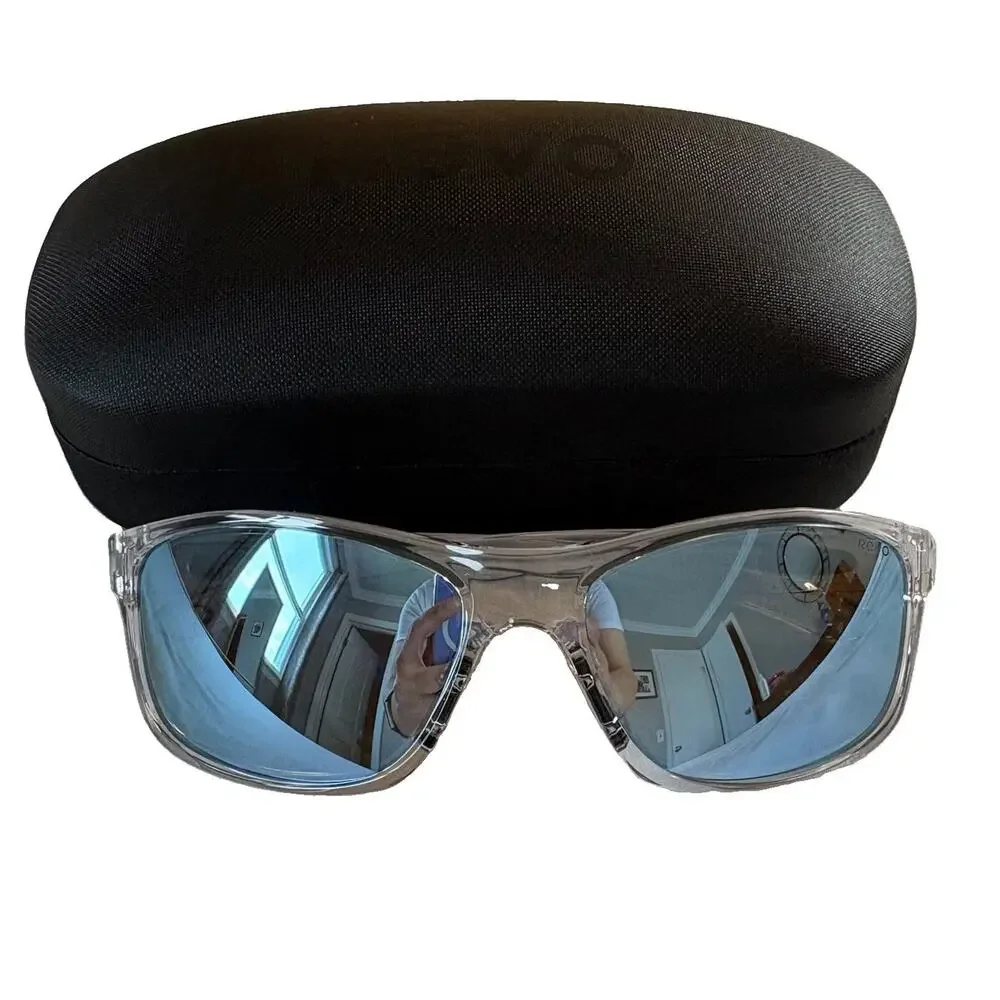 Revo Harness RE 4071 09 Crystal Blue Water Polarized Sunglasses Authentic